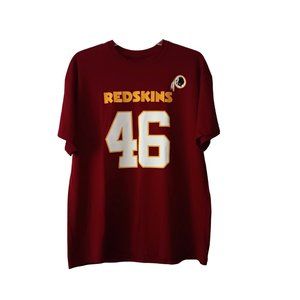Men NFL Burgundy Washington Redskins 46 Shirt- Size XL